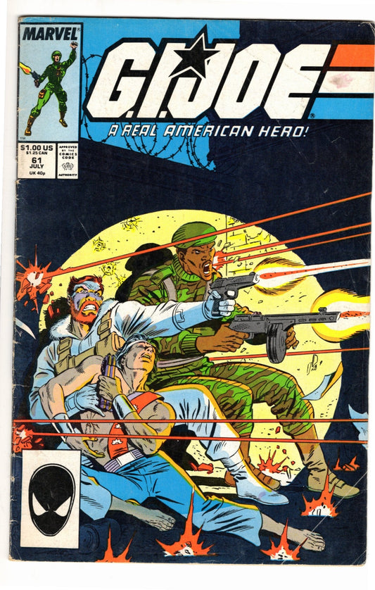 Marvel Comics G.I. Joe: A Real American Hero #61 [GOOD]