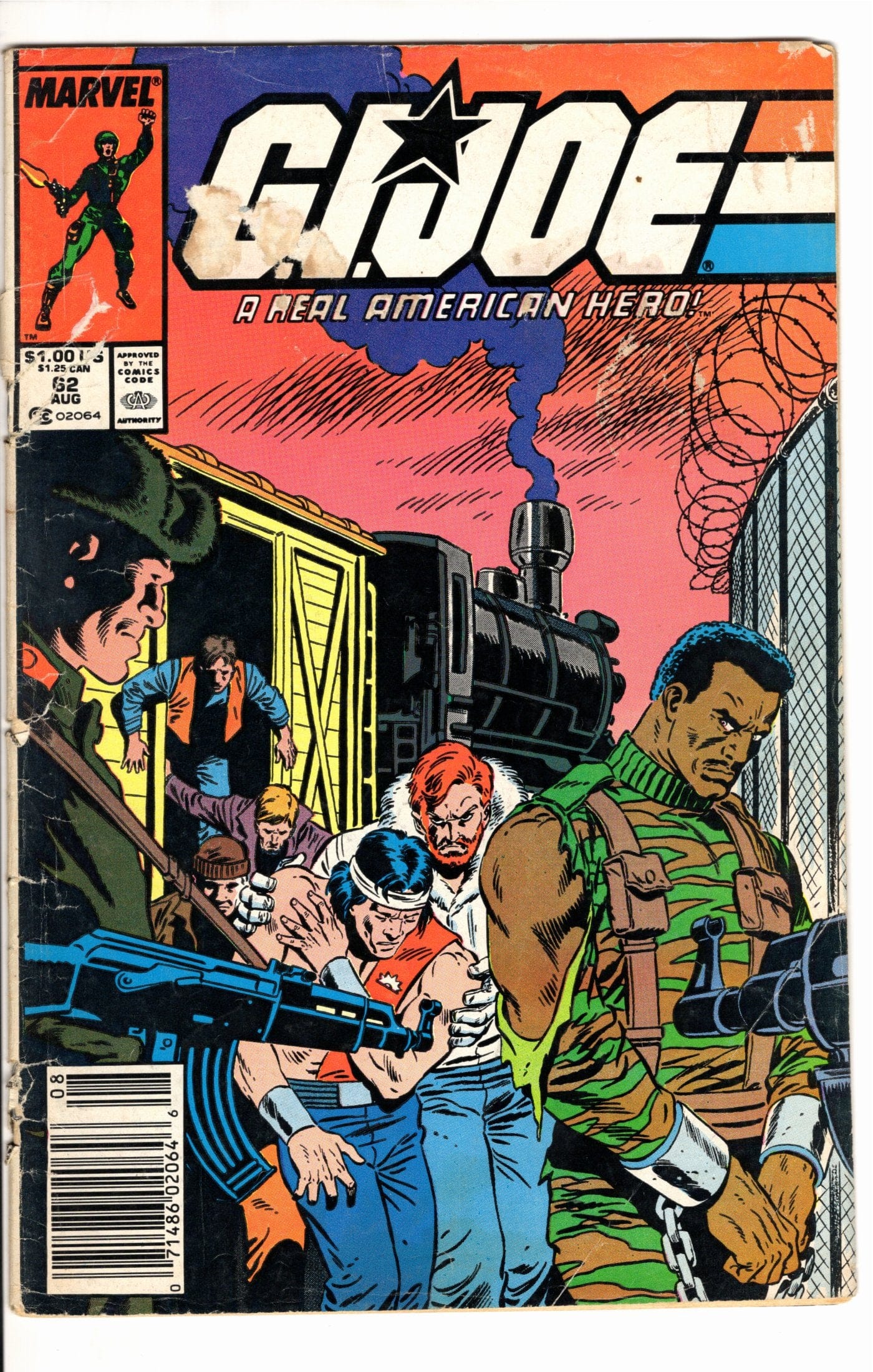 Marvel Comics G.I. Joe: A Real American Hero #62 [POOR]