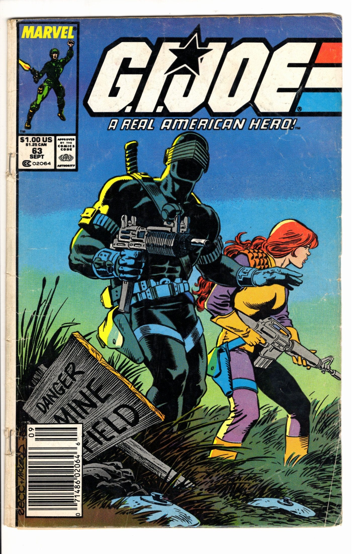 Marvel Comics G.I. Joe: A Real American Hero #63 [GOOD]