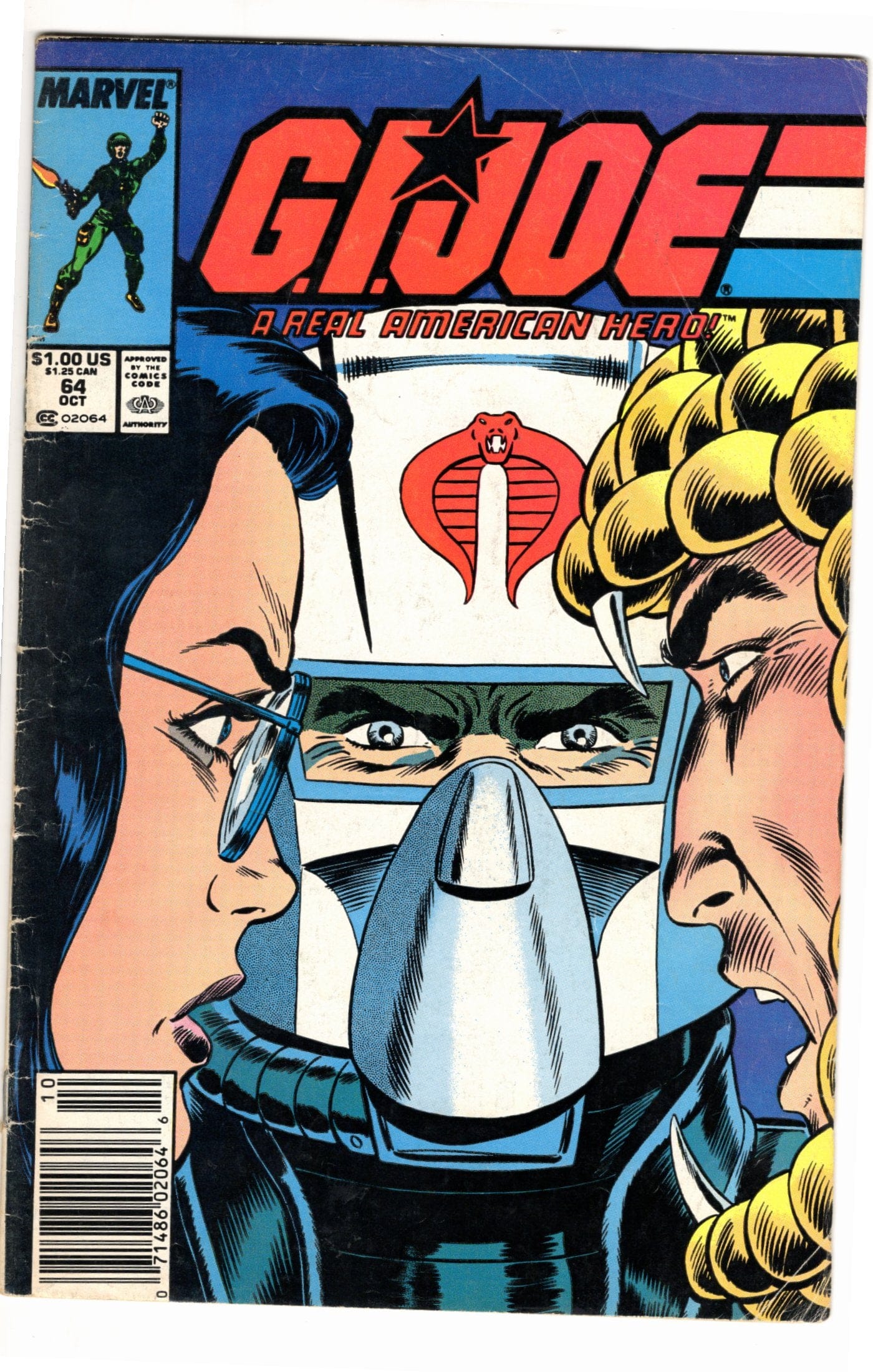 Marvel Comics G.I. Joe: A Real American Hero #64 [GOOD]