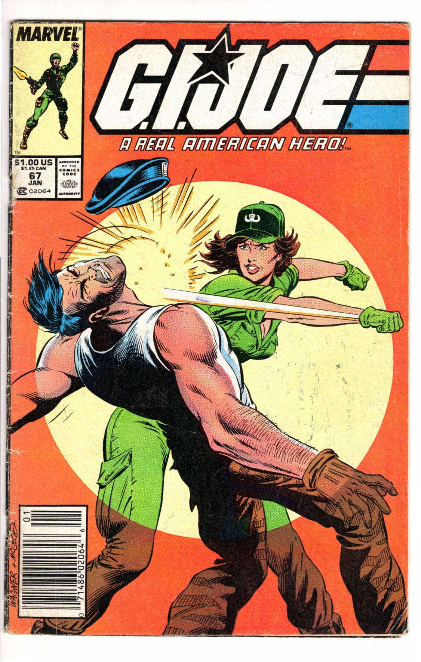 Marvel Comics G.I. Joe: A Real American Hero #67 [GOOD]