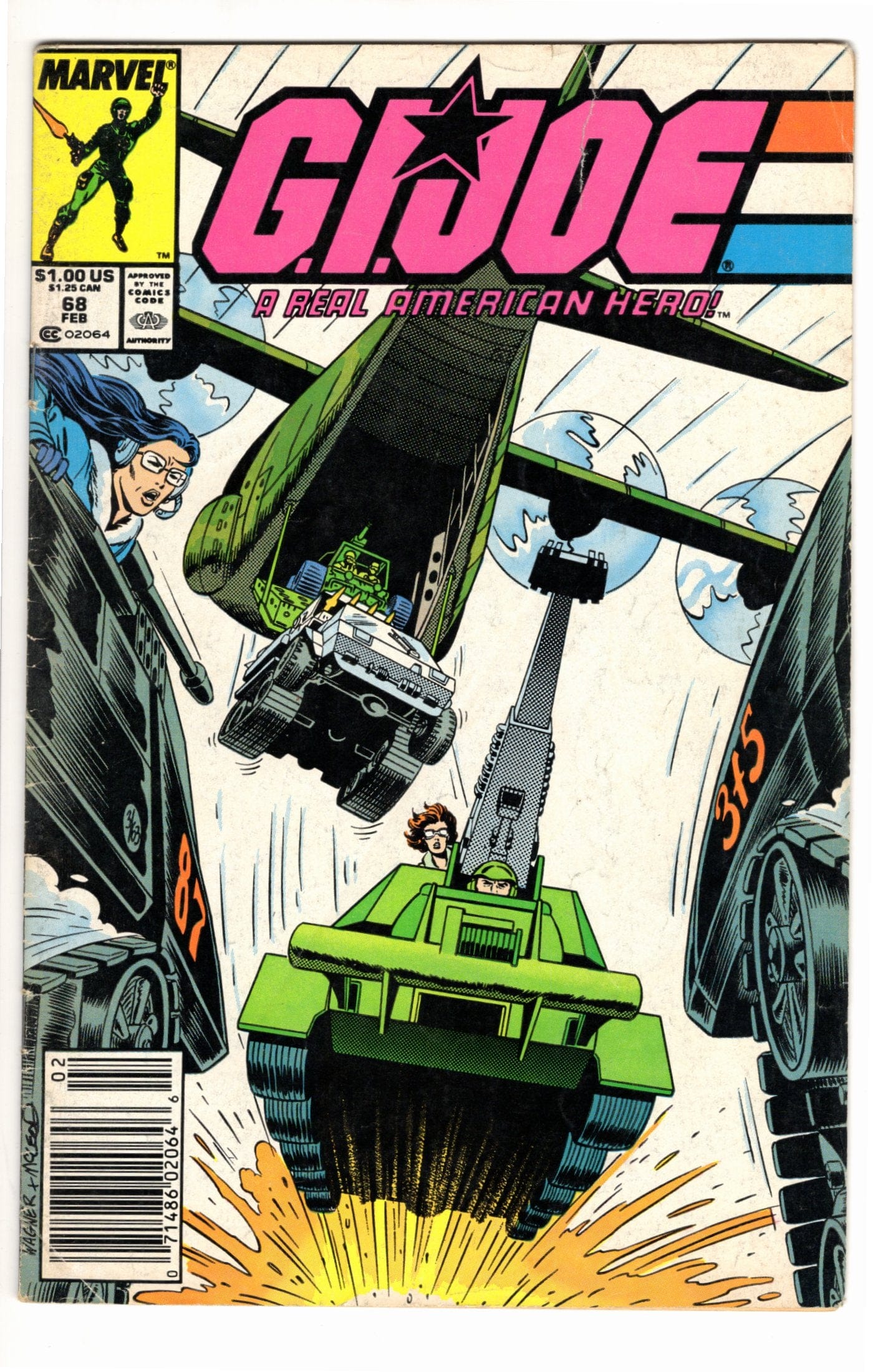 Marvel Comics G.I. Joe: A Real American Hero #68 [GOOD]