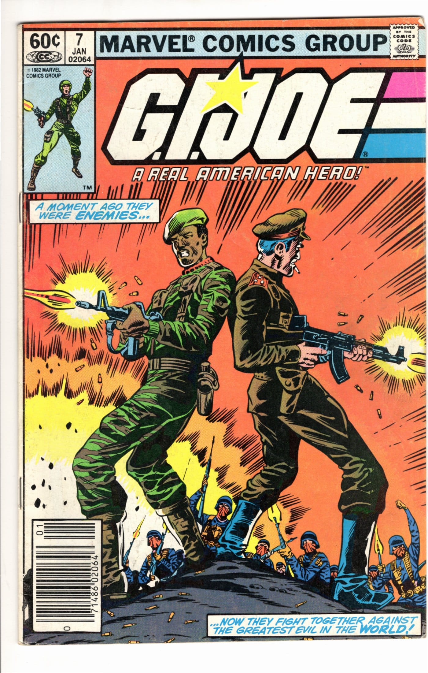 Marvel Comics G.I. Joe: A Real American Hero #7 [GOOD]