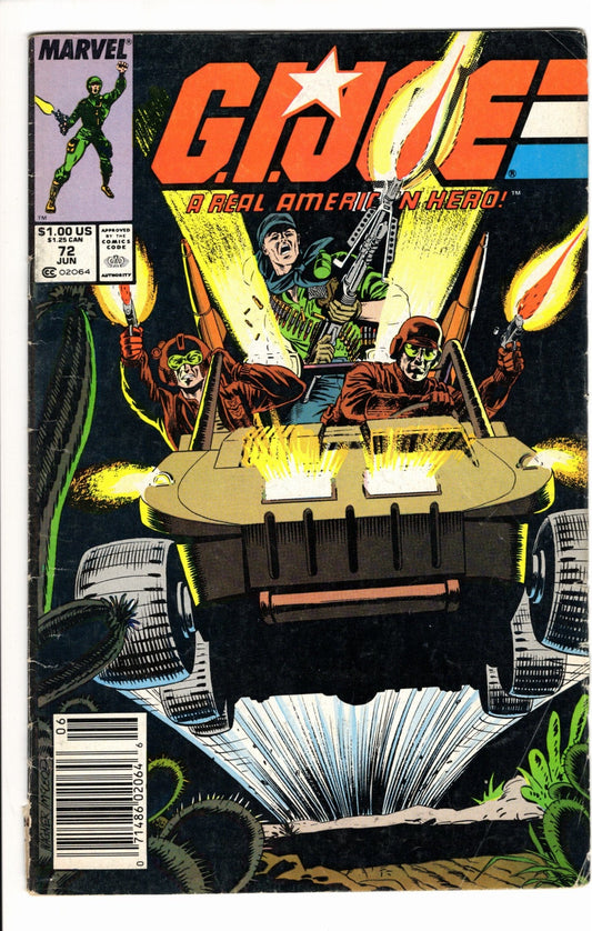 Marvel Comics G.I. Joe: A Real American Hero #72 [GOOD]
