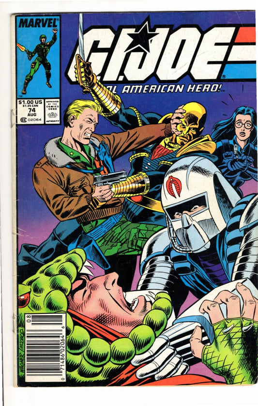 Marvel Comics G.I. Joe: A Real American Hero #74 [GOOD]