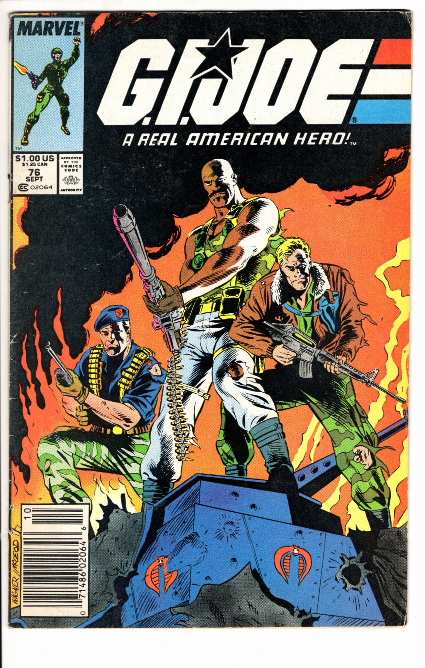 Marvel Comics G.I. Joe: A Real American Hero #76 [GOOD]