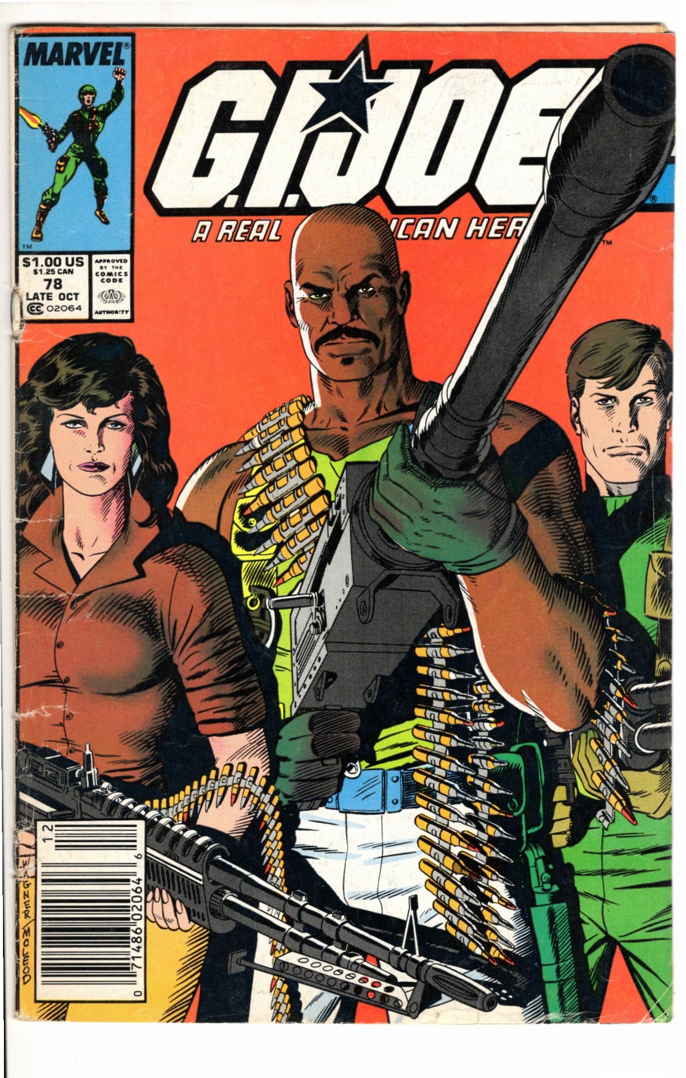 Marvel Comics G.I. Joe: A Real American Hero #78 [poor]