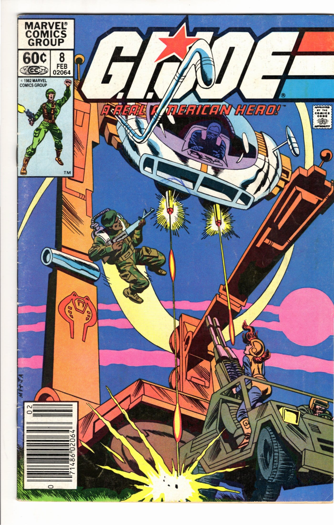 Marvel Comics G.I. Joe: A Real American Hero #8 [GOOD]
