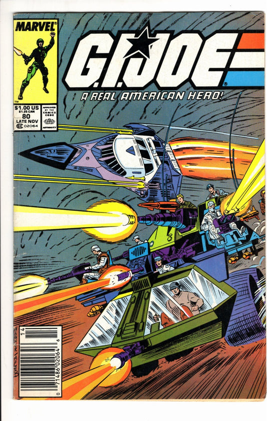 Marvel Comics G.I. Joe: A Real American Hero #80 [GOOD]
