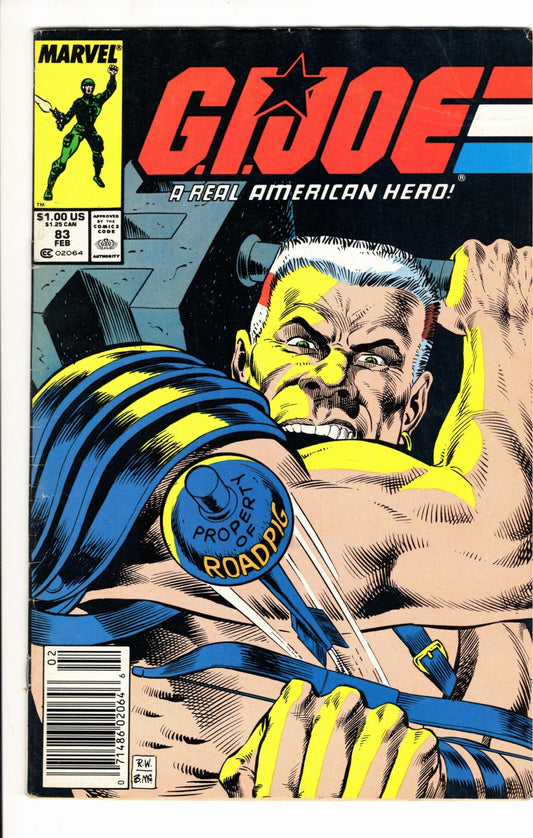 Marvel Comics G.I. Joe: A Real American Hero #83 [GOOD]