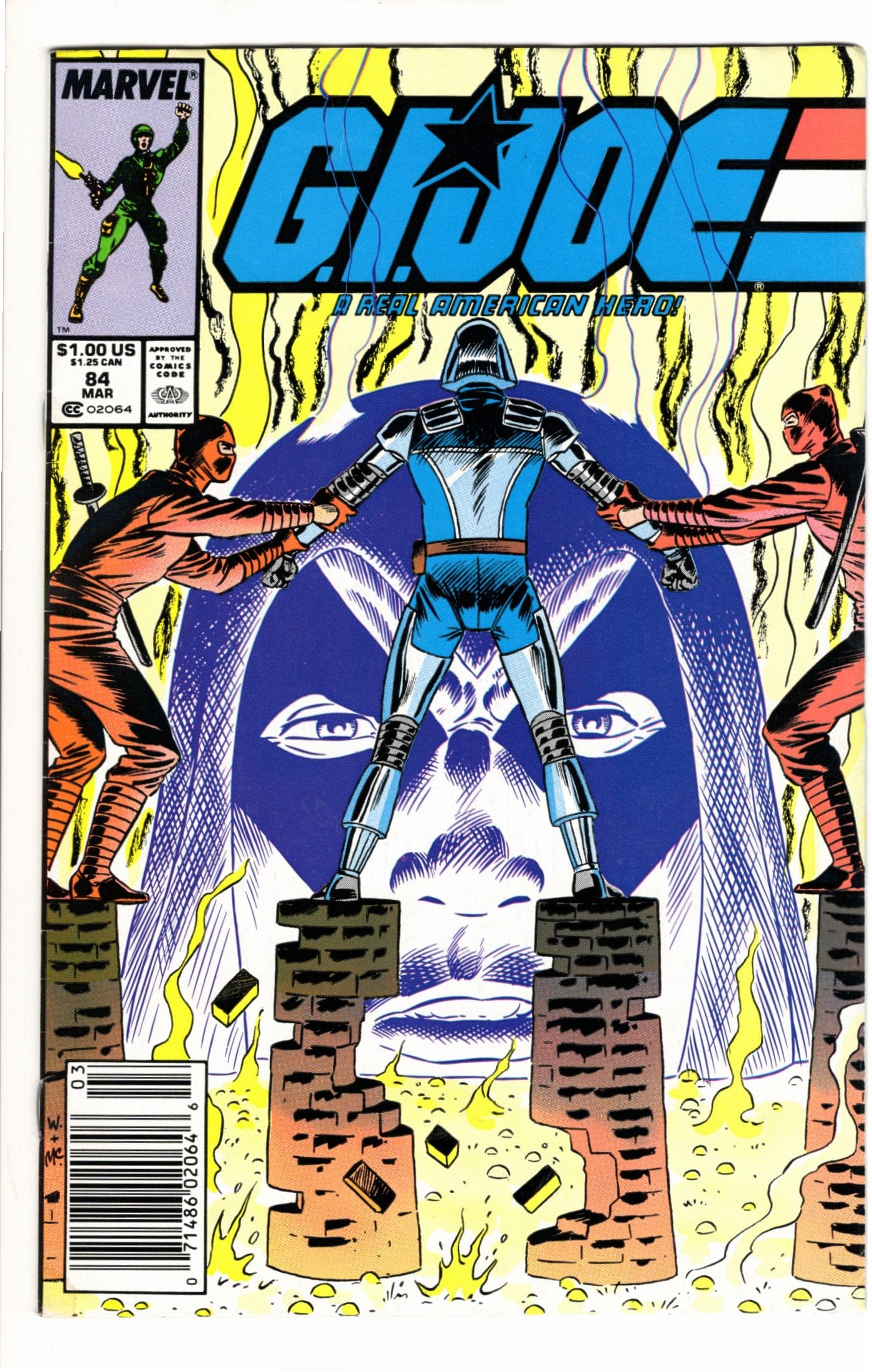 Marvel Comics G.I. Joe: A Real American Hero #84 [GOOD]