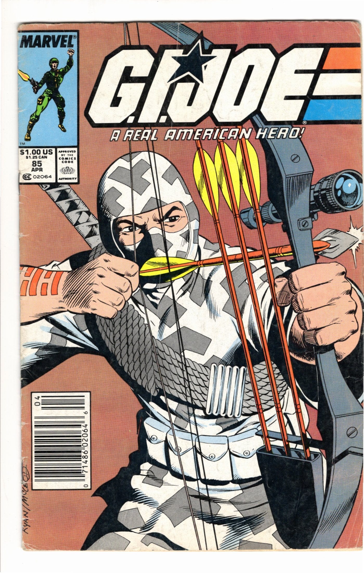Marvel Comics G.I. Joe: A Real American Hero #85 [GOOD]