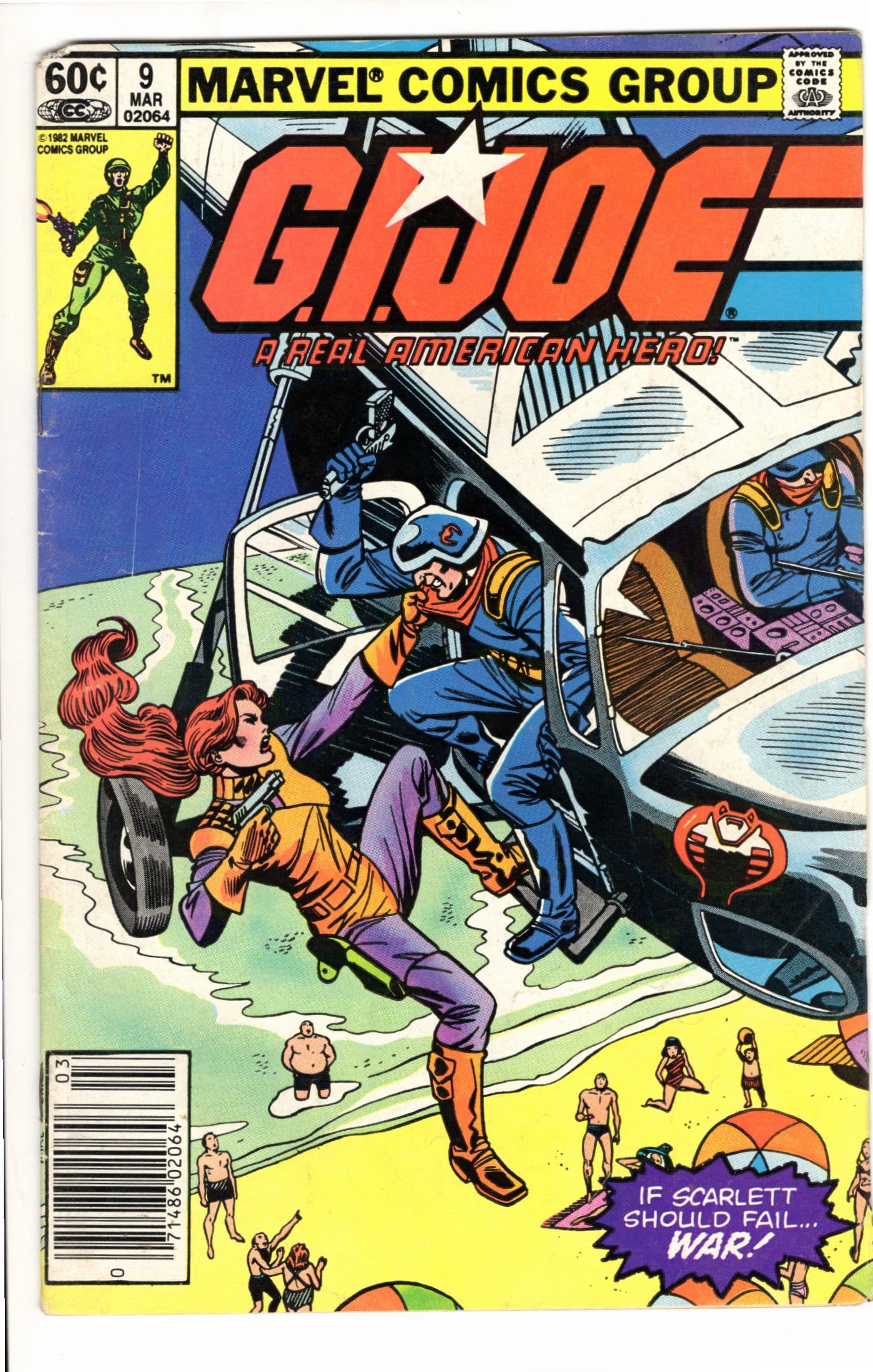 Marvel Comics G.I. Joe: A Real American Hero #9 [POOR]
