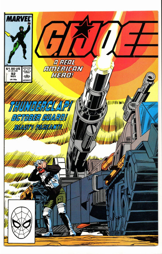 Marvel Comics G.I. Joe: A Real American Hero #92 [GOOD]