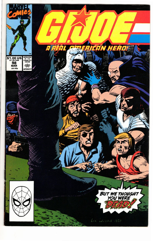Marvel Comics G.I. Joe: A Real American Hero #98 [GOOD]