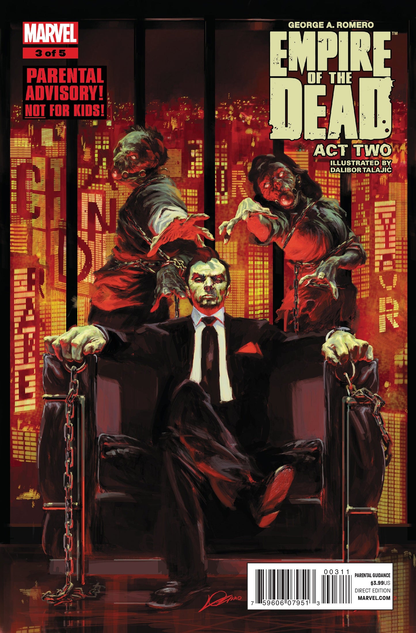 Marvel Comics George Romero's Empire of the Dead: Act Two #3 [VF/NM]