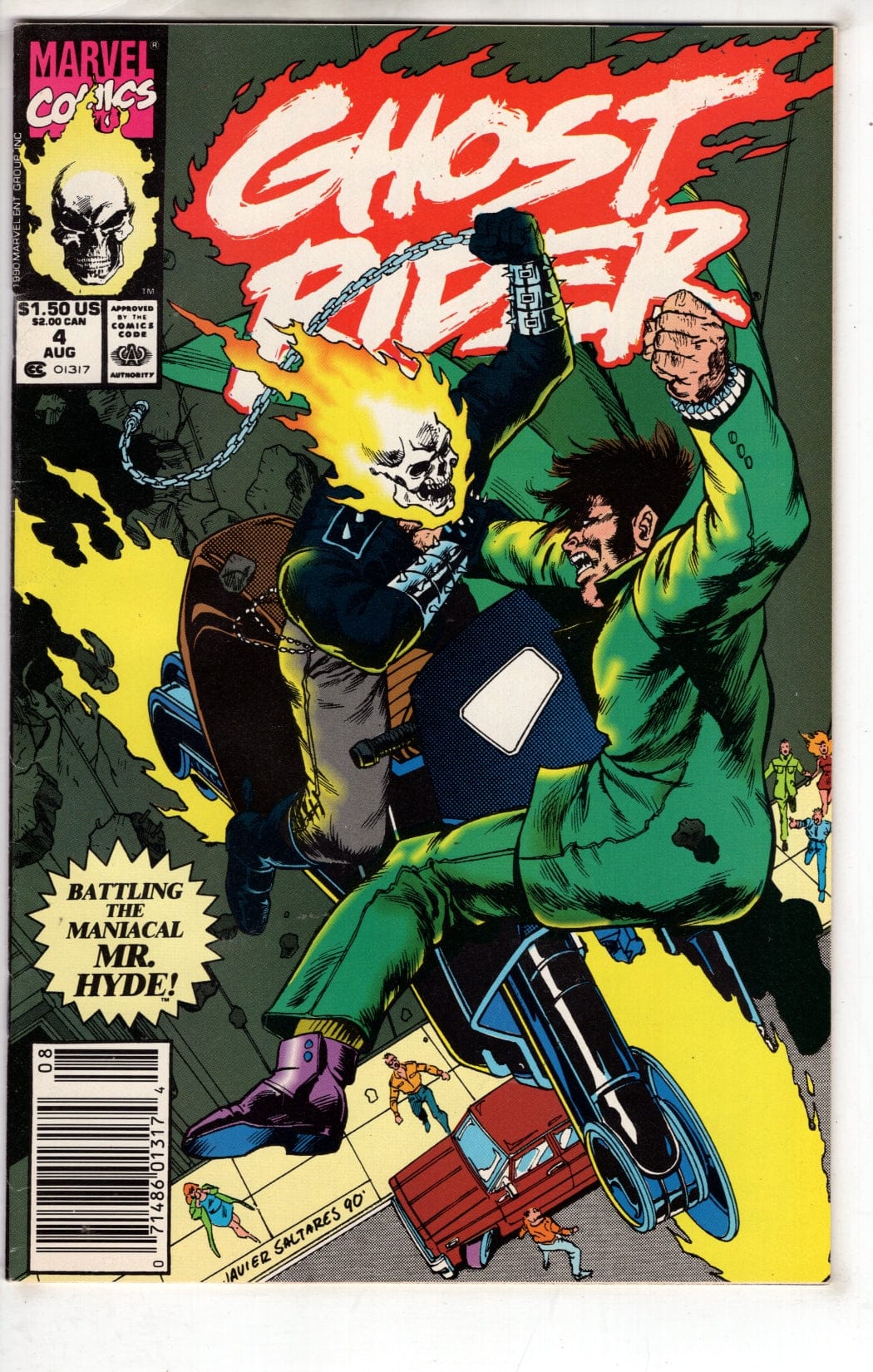 Marvel Comics Ghost Rider #4 [FINE]