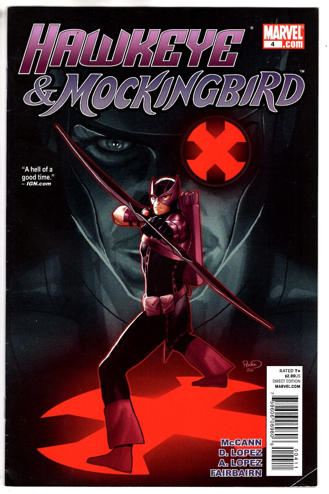 Marvel Comics Hawkeye & Mockingbird #4 [VG]