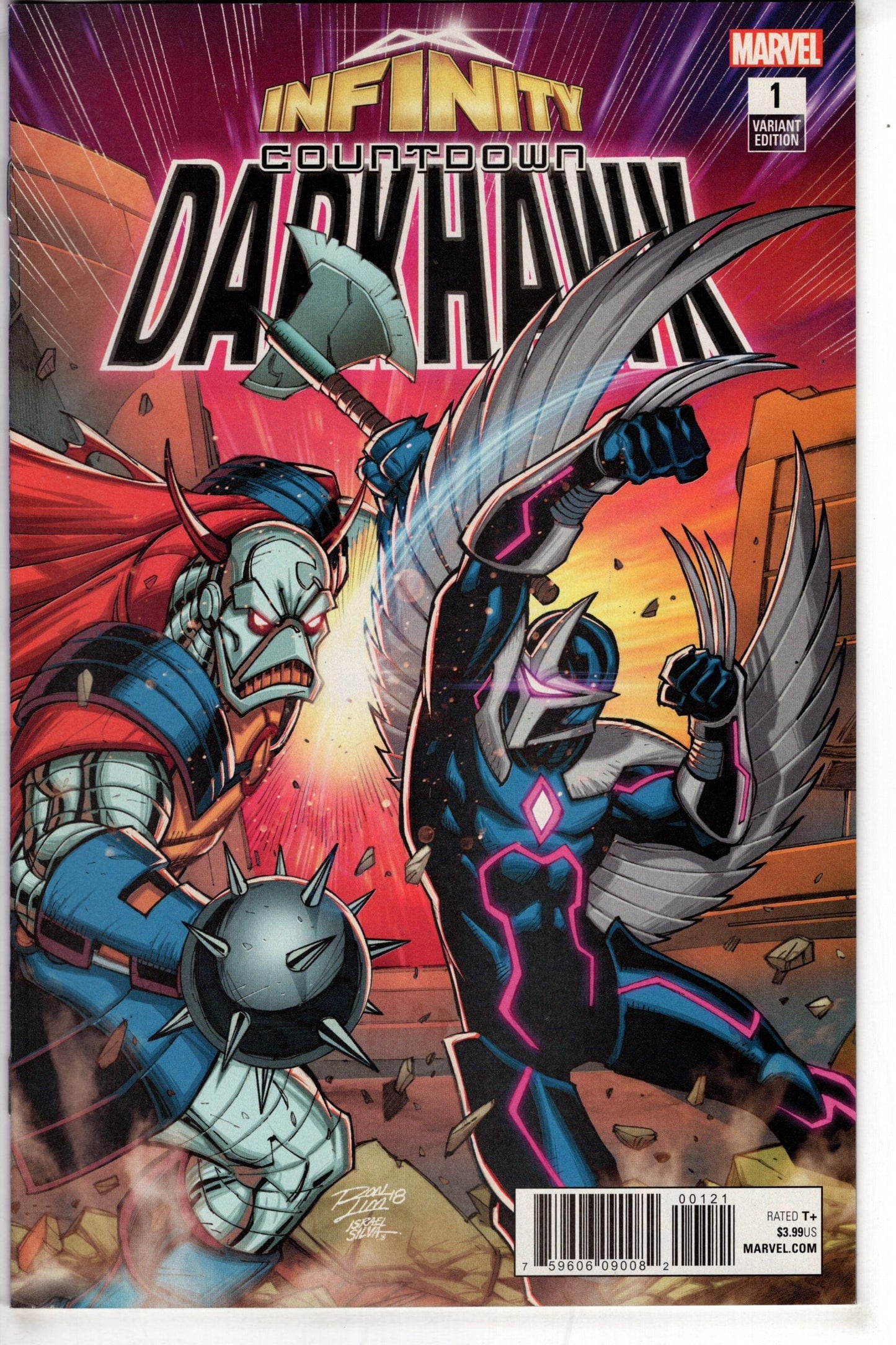 MARVEL COMICS INFINITY COUNTDOWN DARKHAWK #1 (OF 4) LIM VAR
