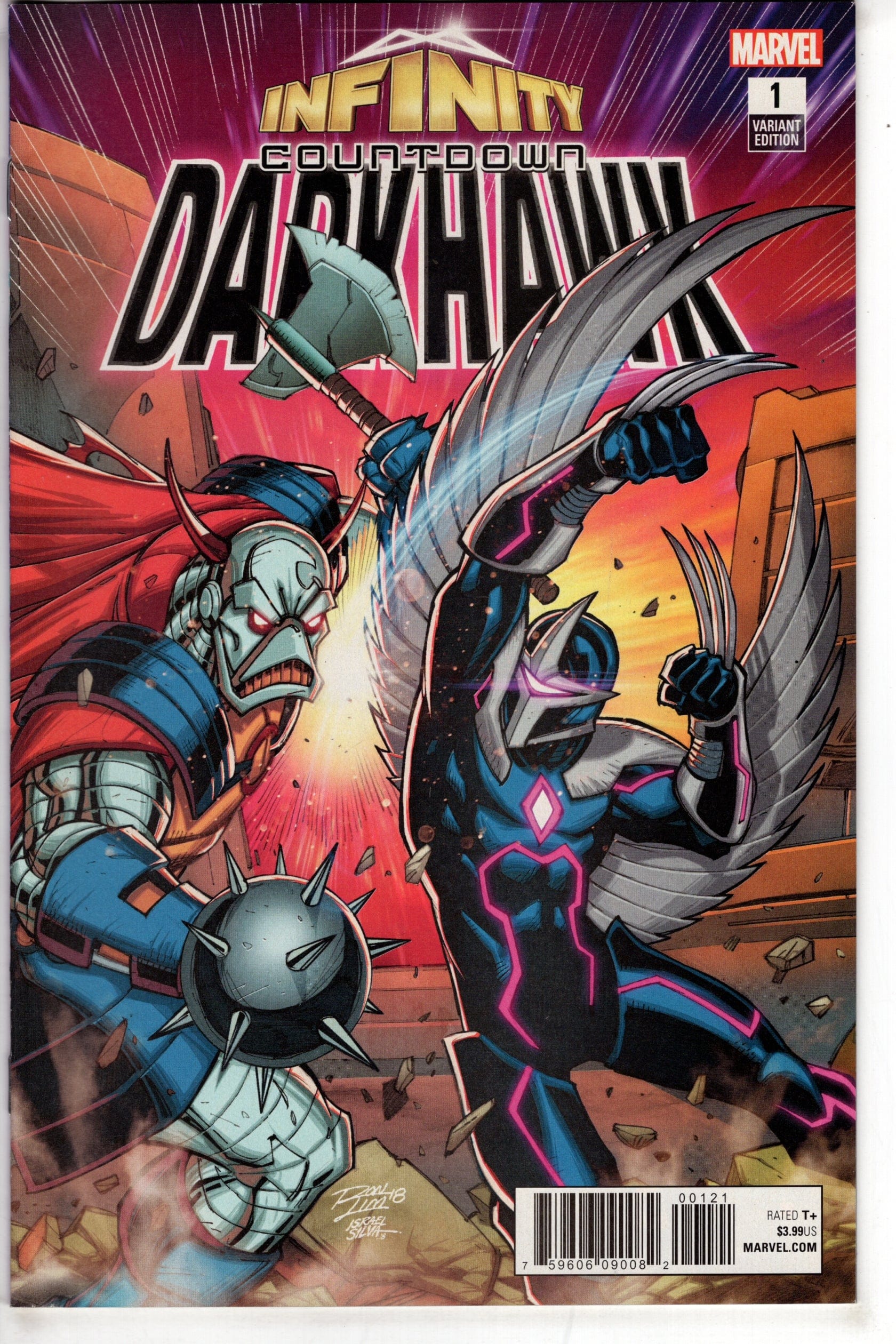 MARVEL COMICS INFINITY COUNTDOWN DARKHAWK #1 (OF 4) LIM VAR