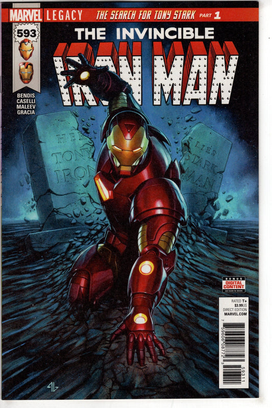 MARVEL COMICS INVINCIBLE IRON MAN #593 LEG