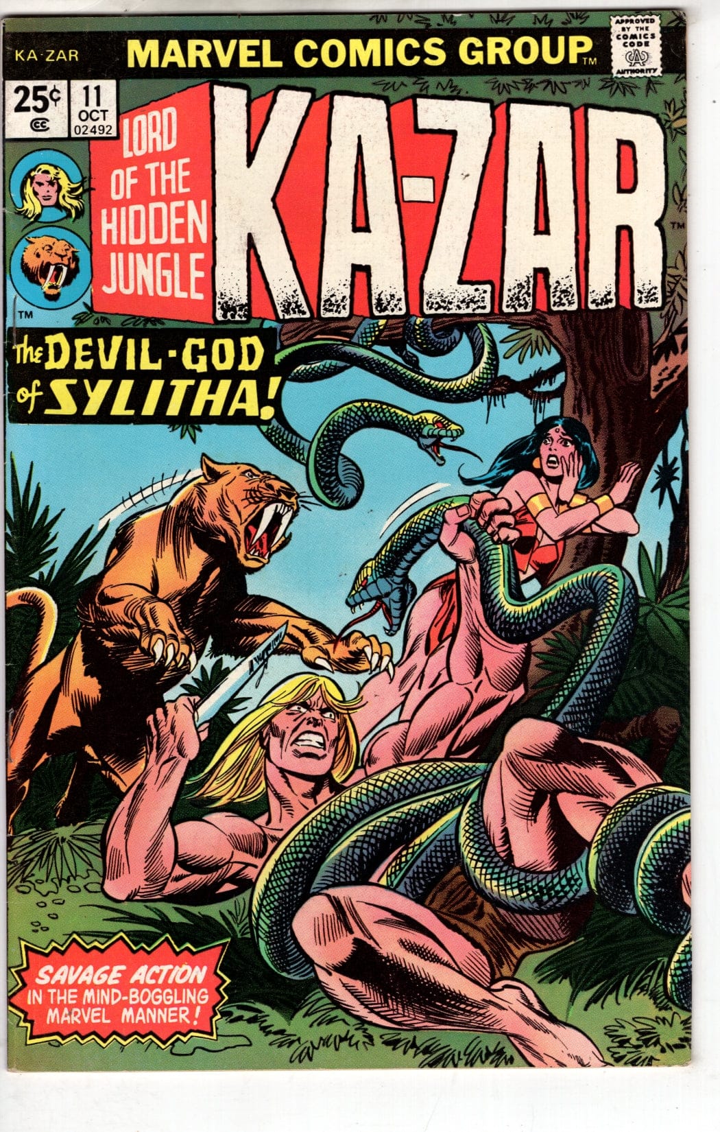Marvel Comics Ka-Zar #11 [FN]