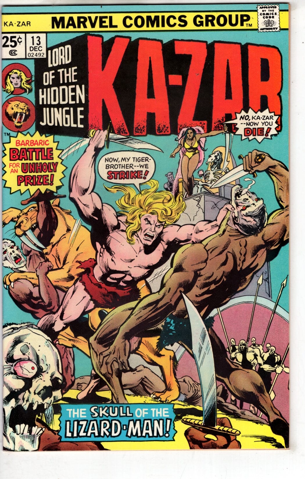 Marvel Comics Ka-Zar #13 [FN]