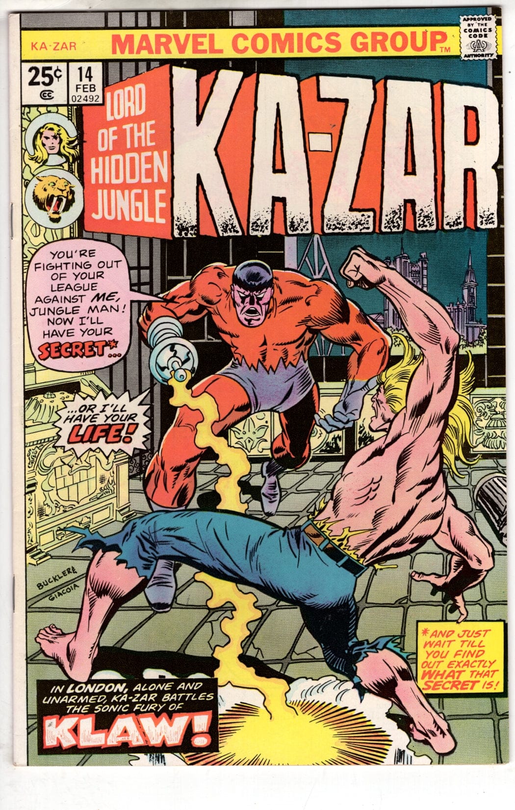 Marvel Comics Ka-Zar #14 [FN]