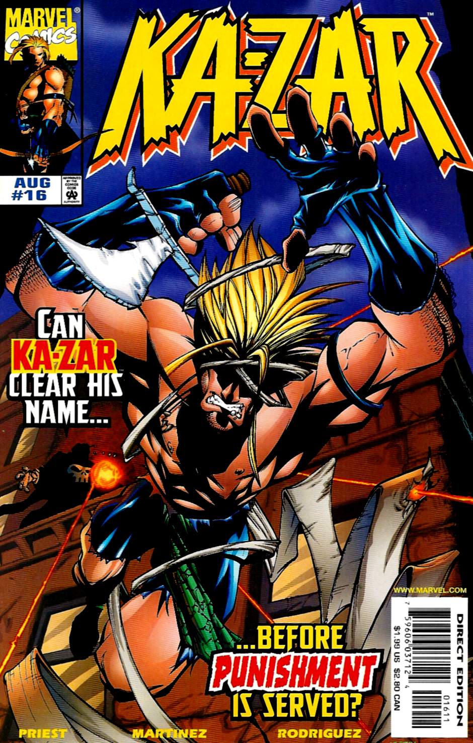 Marvel Comics Ka-Zar #16 [VF]