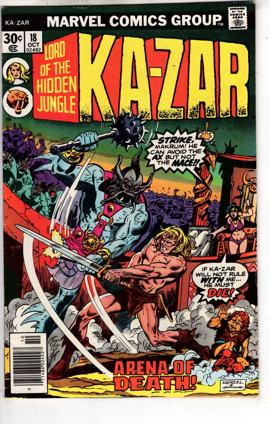 Marvel Comics Ka-Zar #18 [FN]