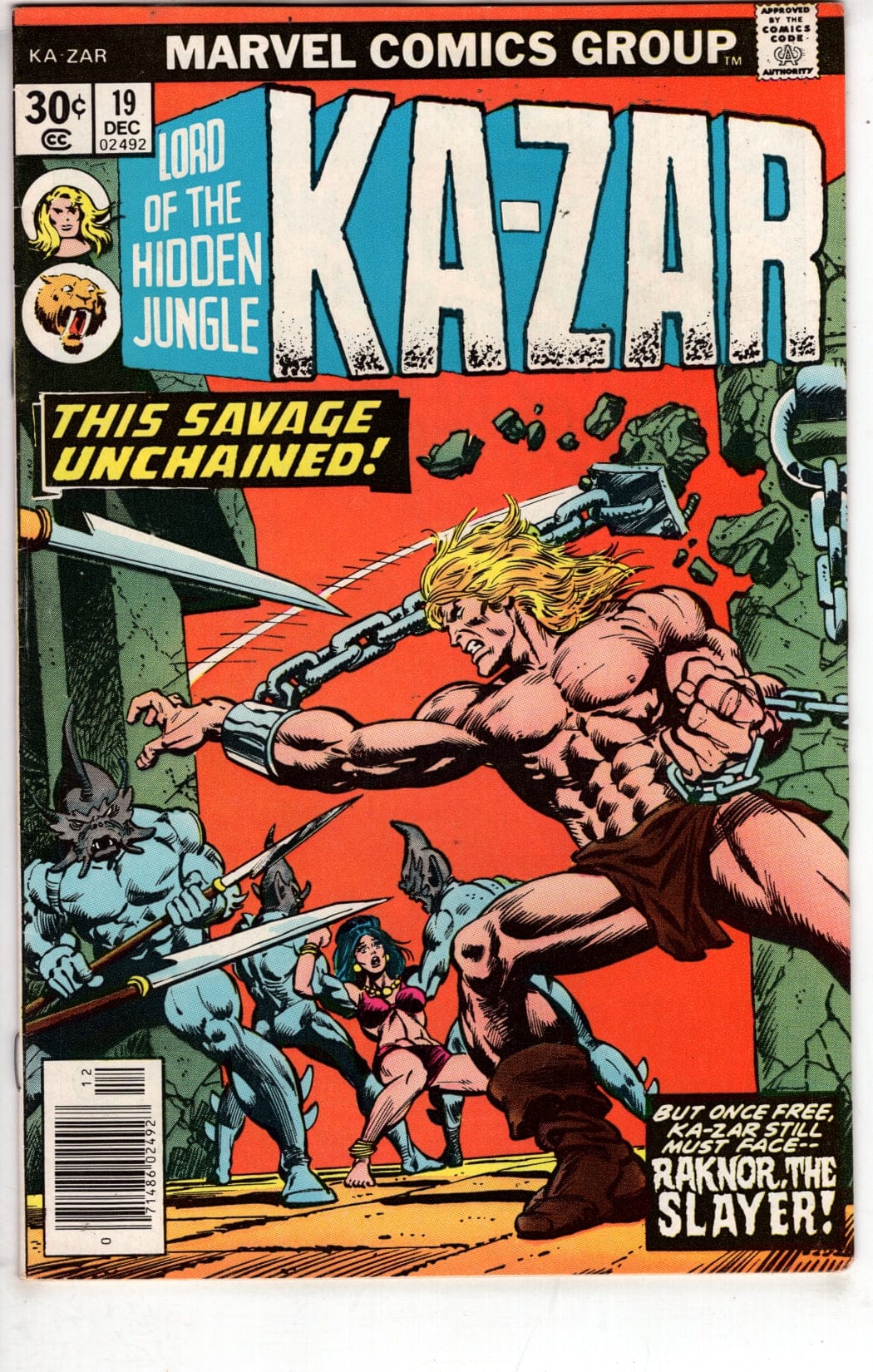Marvel Comics Ka-Zar #19 [FN]