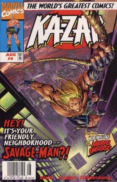 Marvel Comics Ka-Zar #4 [VF]