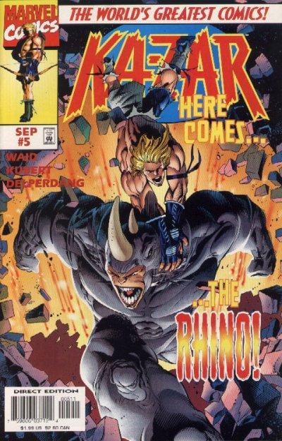 Marvel Comics Ka-Zar #5 [VF]