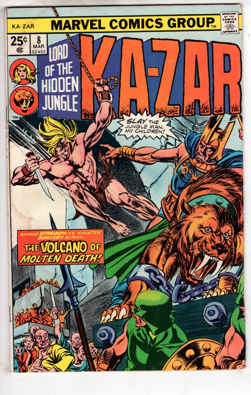 Marvel Comics Ka-Zar #8 [G/VG]