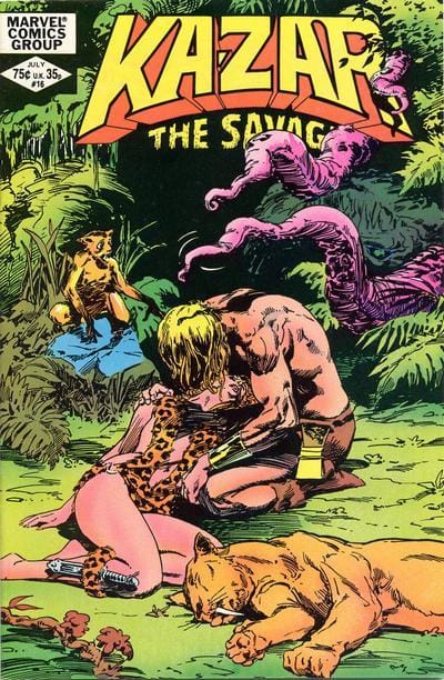 Marvel Comics Ka-Zar the Savage #16 [VG]