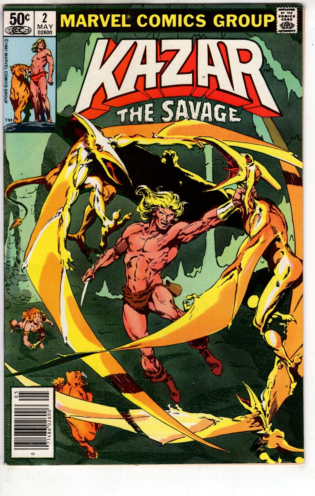 Marvel Comics Ka-Zar the Savage #2 [VG]