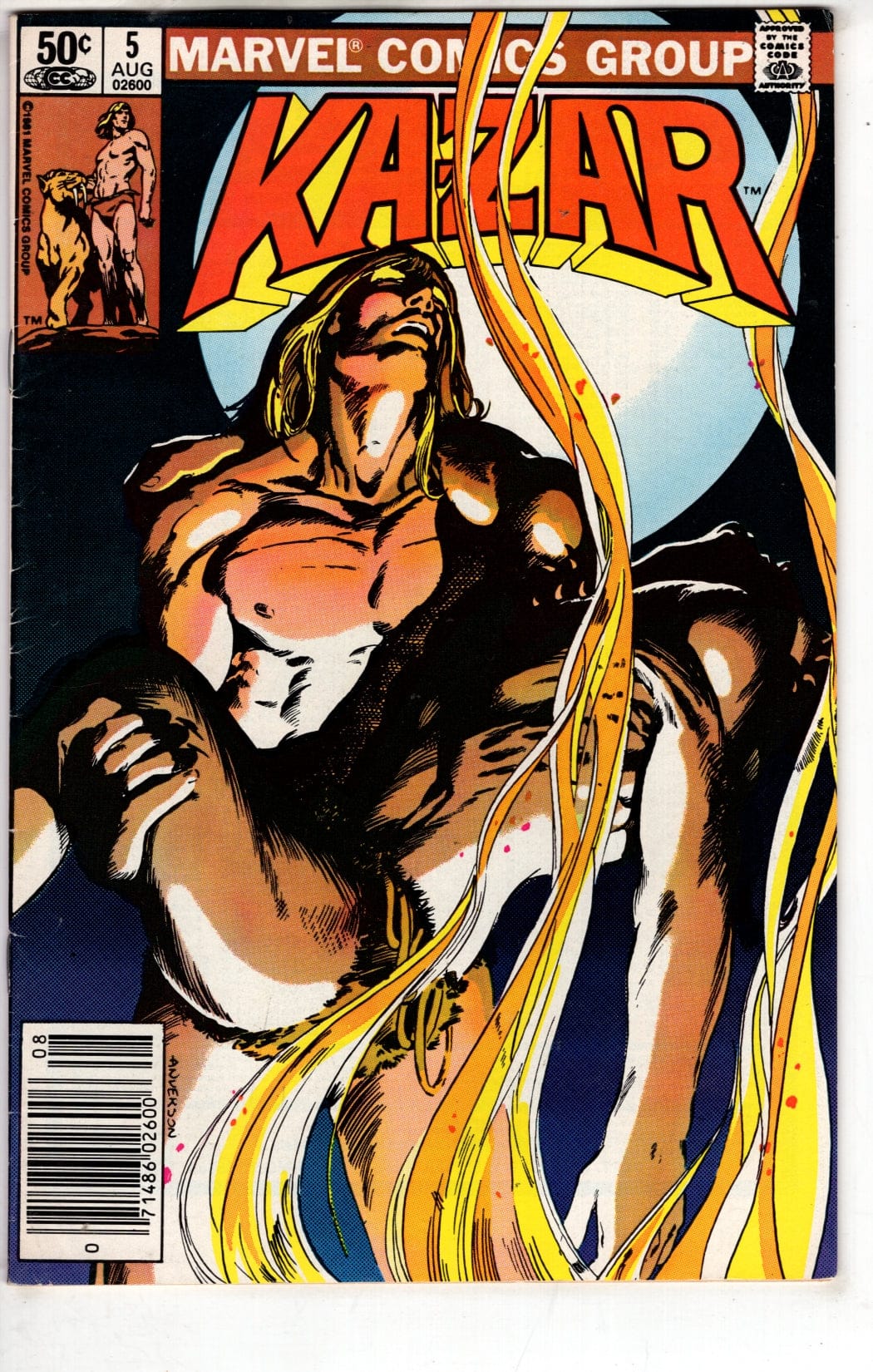 Marvel Comics Ka-Zar the Savage #5 [VG]