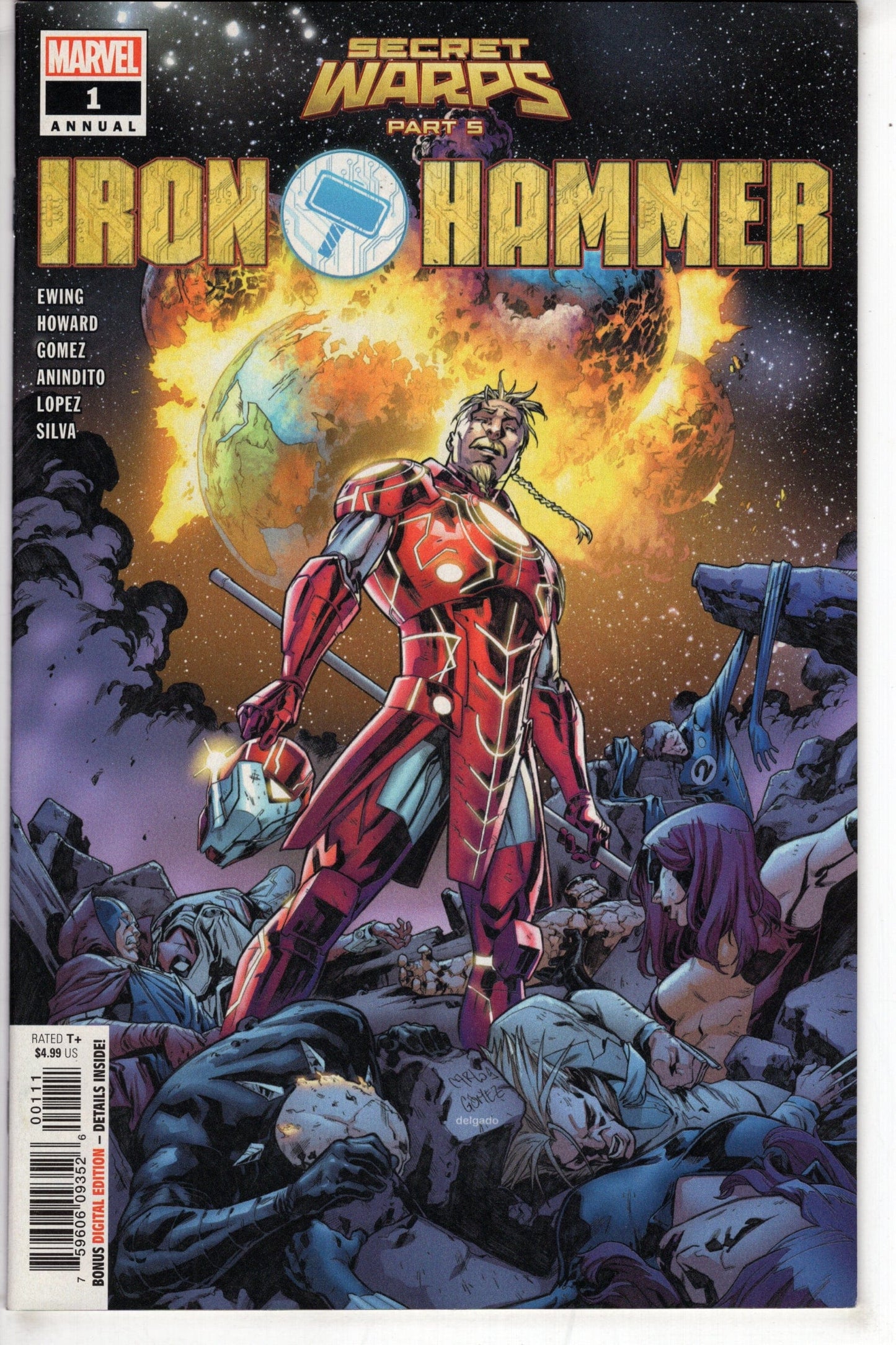 MARVEL COMICS MARVEL COMICS SECRET WARPS IRON HAMMER ANNUAL #1