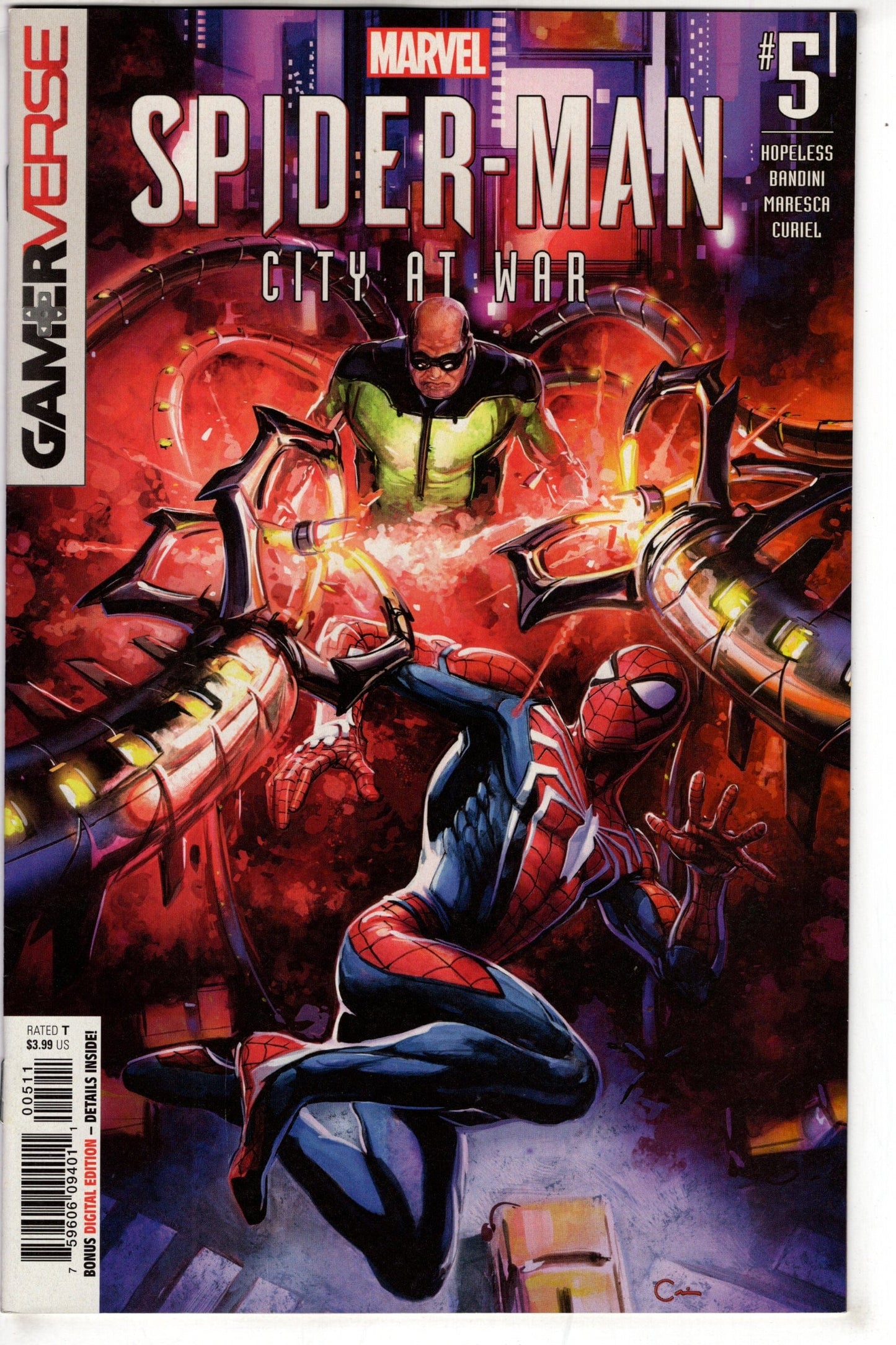 MARVEL COMICS MARVEL COMICS SPIDER-MAN CITY AT WAR #5 (OF 6)