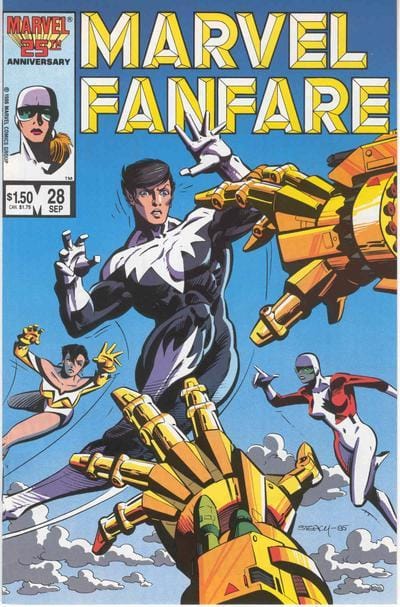 Marvel Comics Marvel Fanfare #28 [FINE]