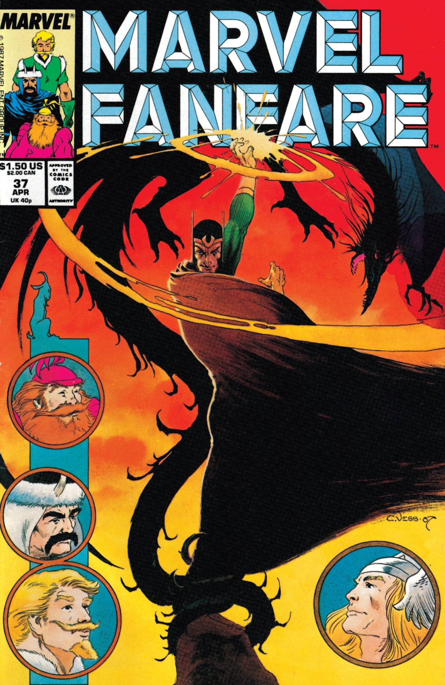 Marvel Comics Marvel Fanfare #37 [FINE]