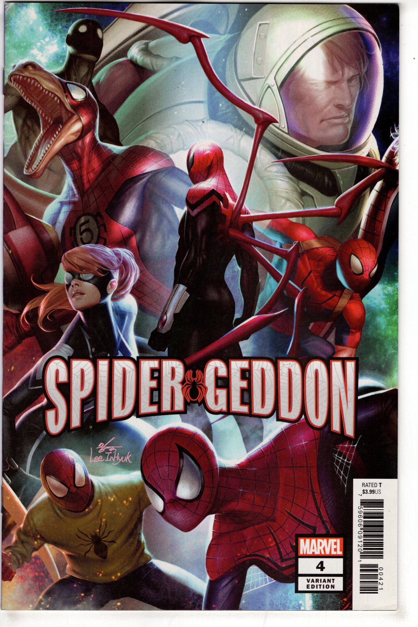 MARVEL COMICS Marvel SPIDER-GEDDON #4 (OF 5) IN HYUK LEE CONNECTING VAR