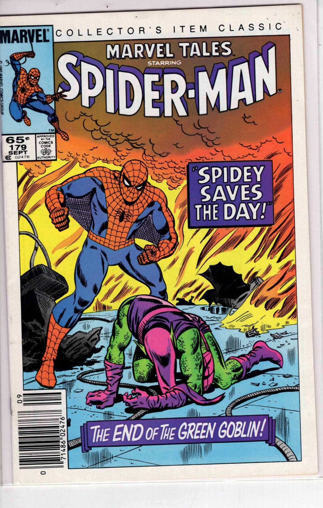 Marvel Comics Marvel Tales Starring Spider-Man #179 [FINE]
