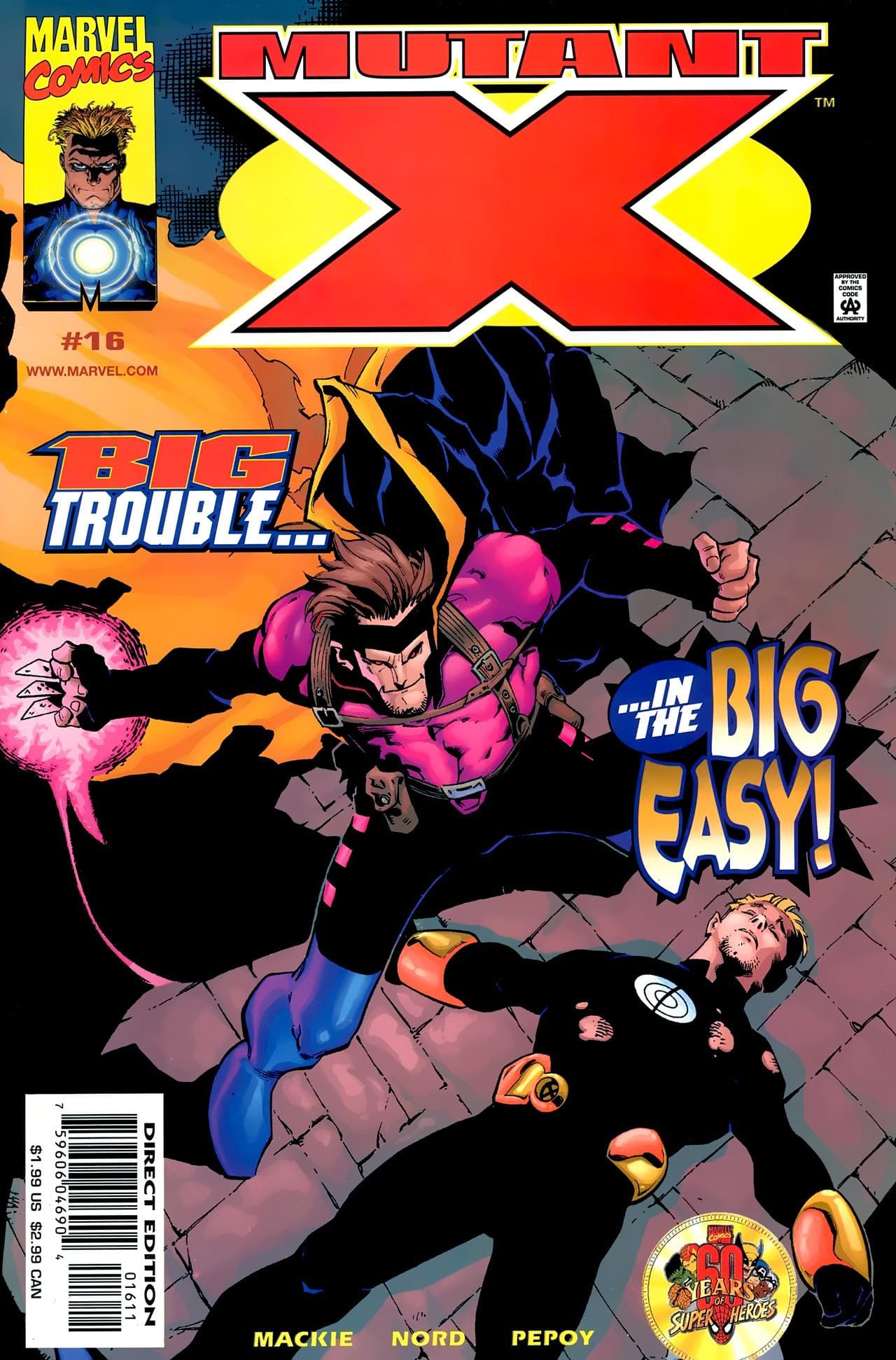 Marvel Comics Mutant X #16 [VF/NM]
