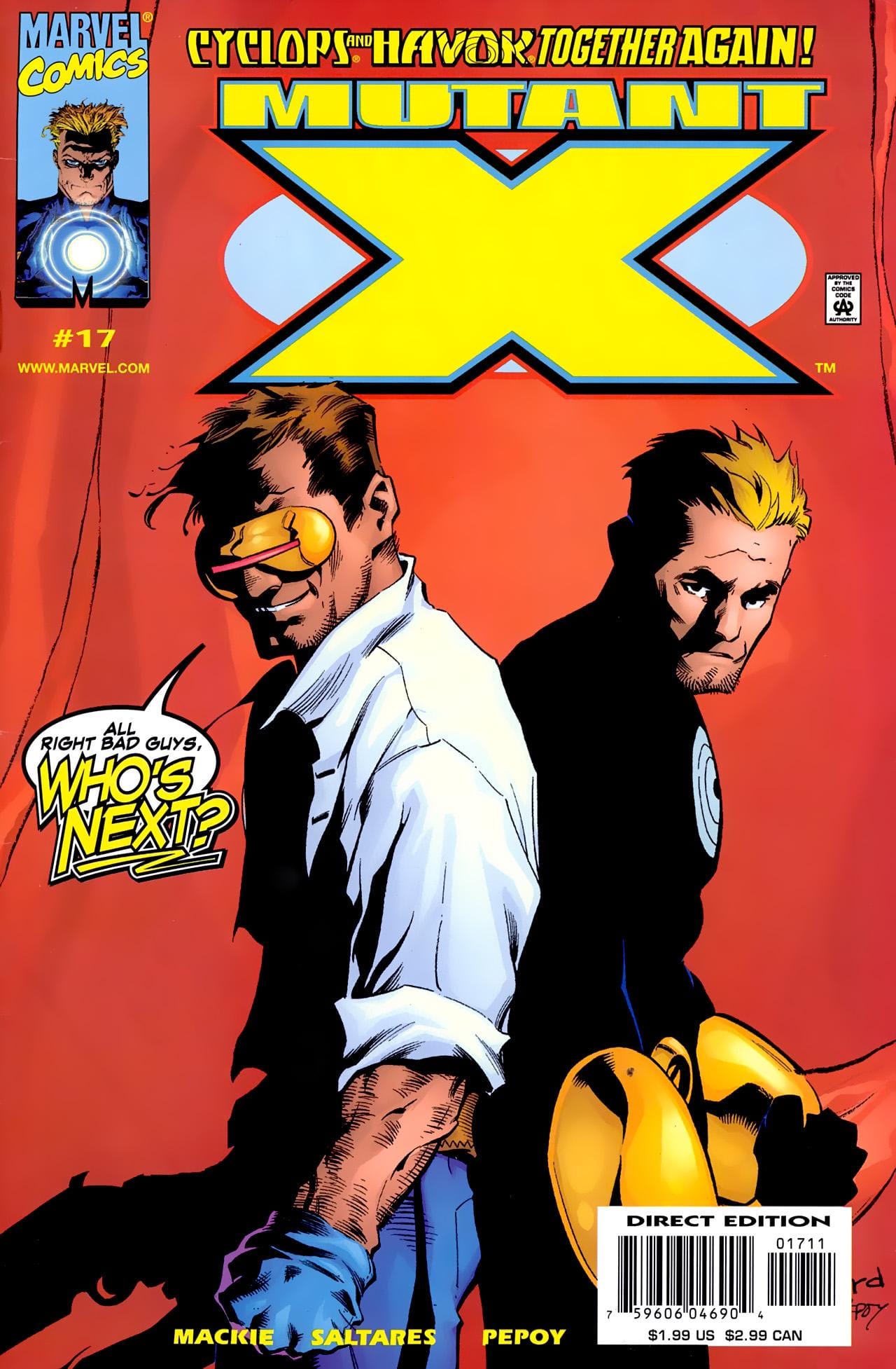 Marvel Comics Mutant X #17 [VF/NM]