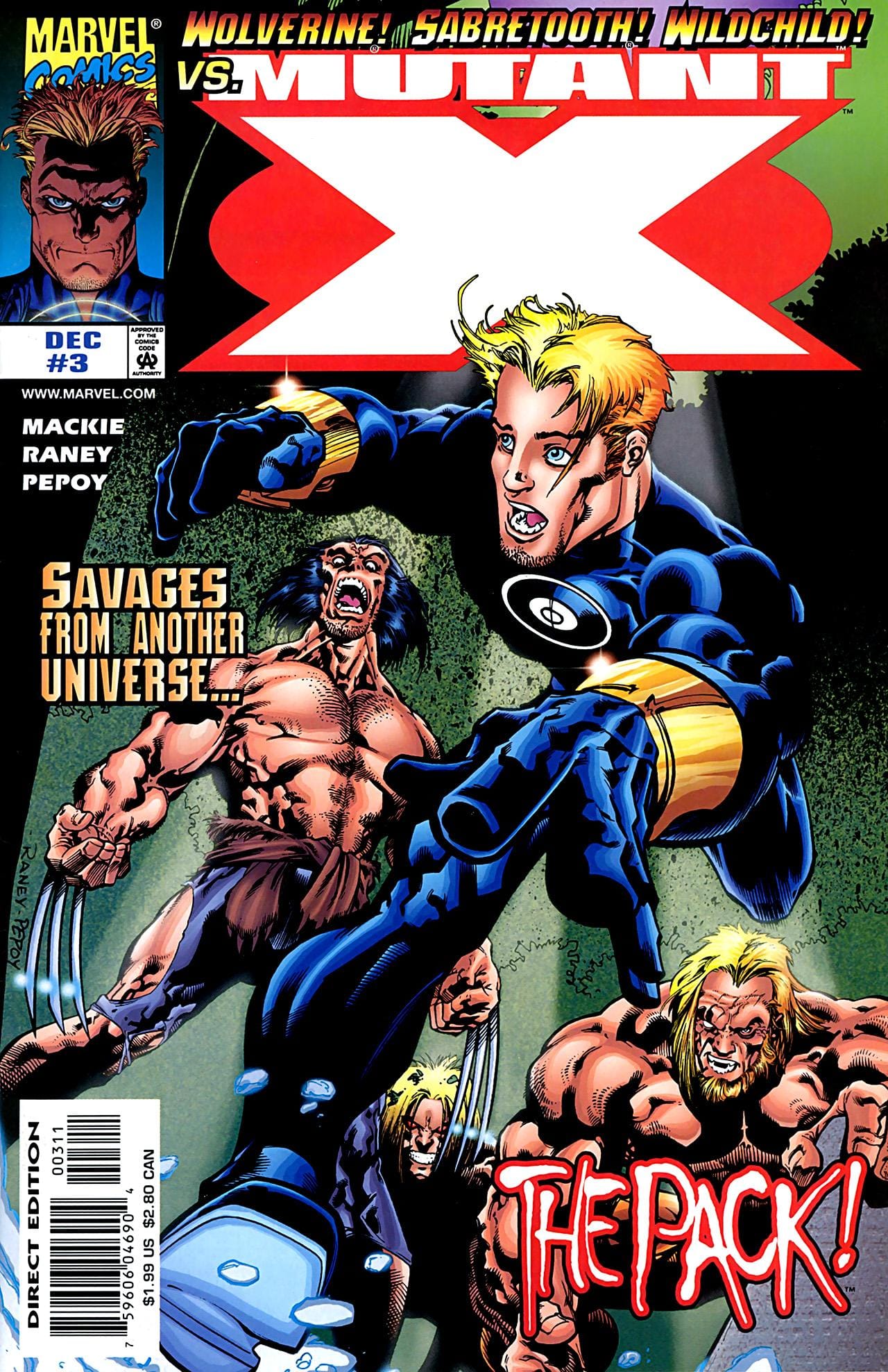 Marvel Comics Mutant X #3 [VF/NM]