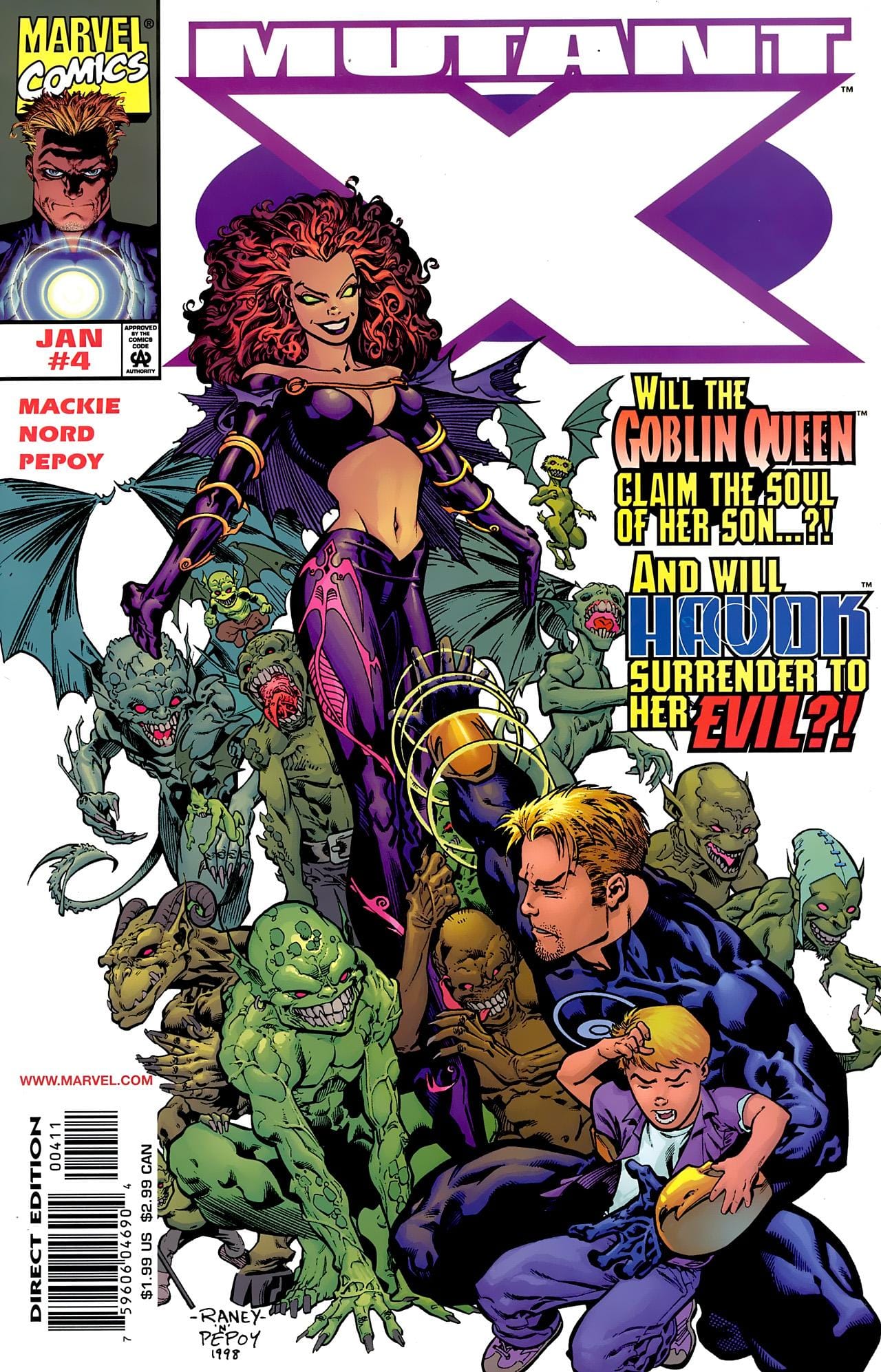 Marvel Comics Mutant X #4 [VF/NM]