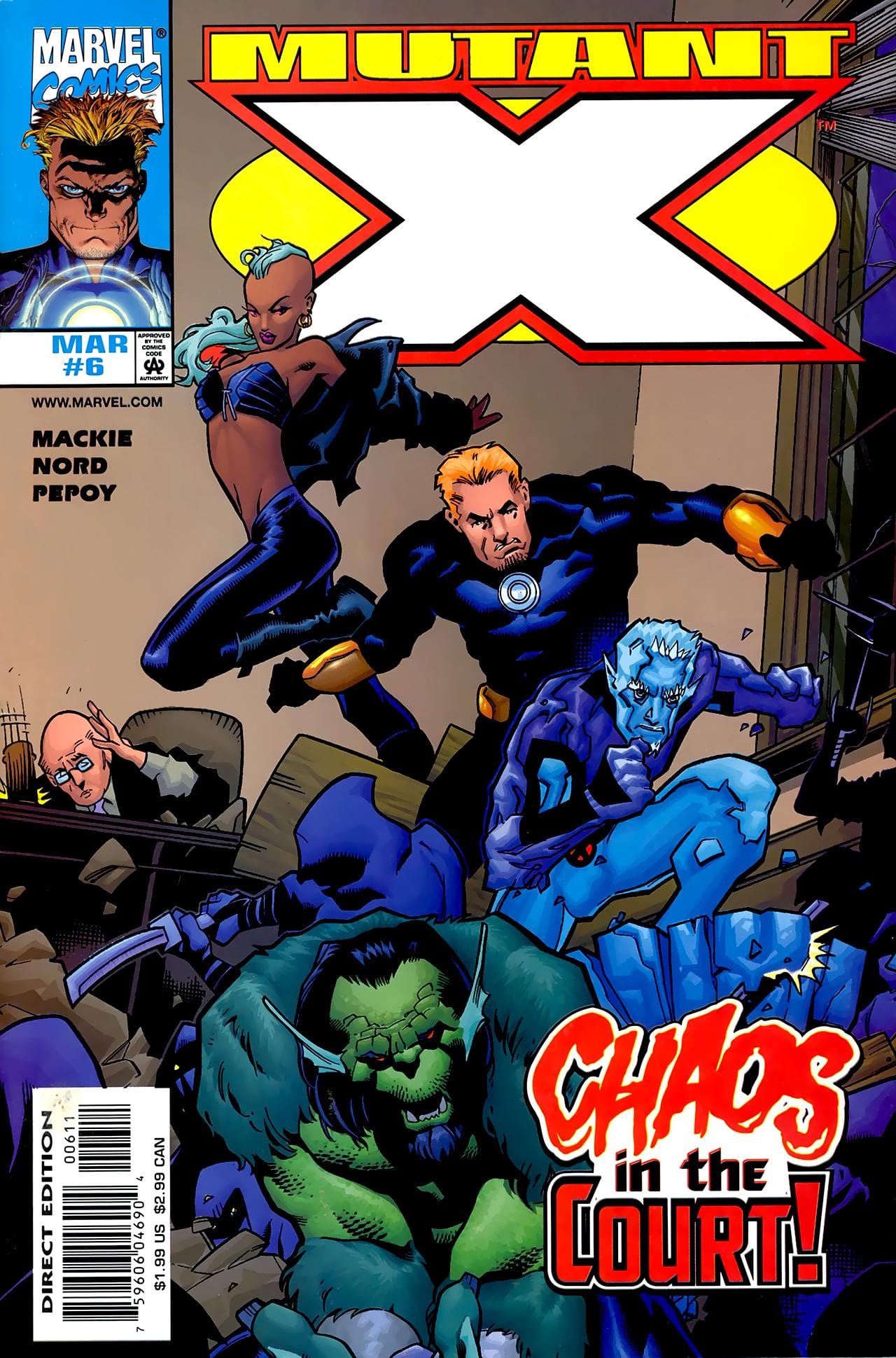 Marvel Comics Mutant X #6 [VF/NM]