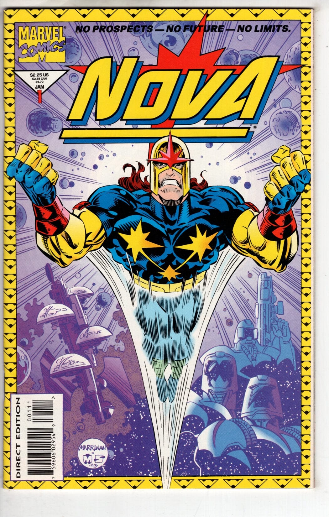 Marvel Comics Nova #1  does not have Gold Foil cover [VF]