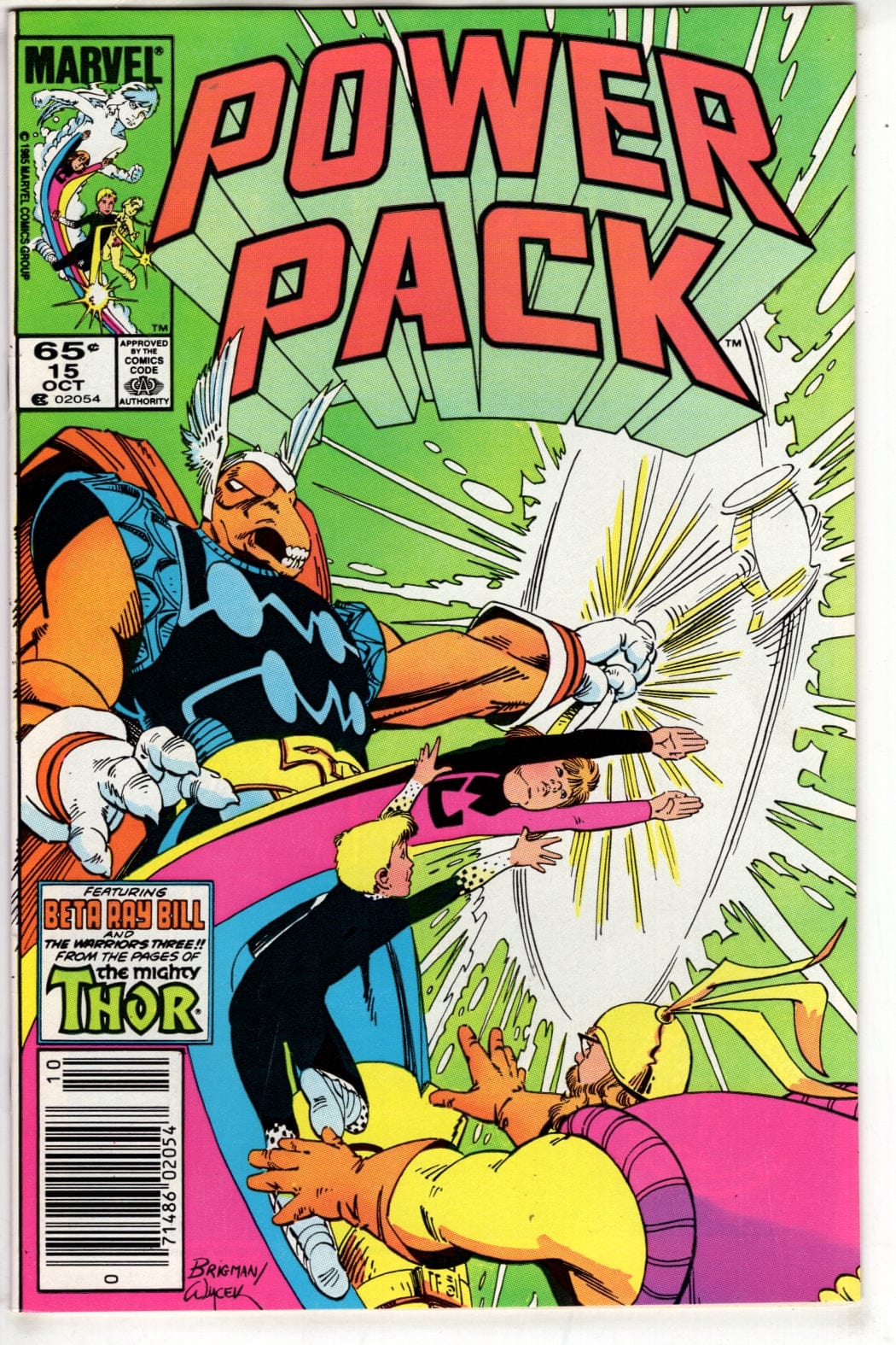 Marvel Comics Power Pack #15 (Newsstand)